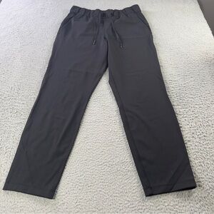 Lululemon On the Fly 7/8 Pants Womens 6 Black Drawstrings Athleisure Preppy